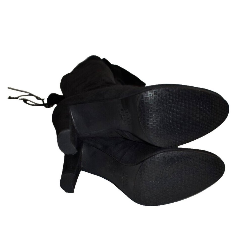 Stuart Weitzman Highland OTK Stretch Suede Boot Black Size 8.5 M MSRP $950 DD380 - Picture 10 of 11
